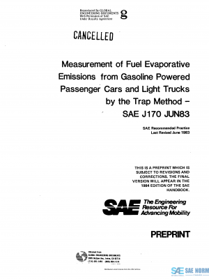 SAE J 170 Series PDF