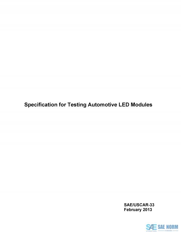 SAE USCAR 33 Series PDF