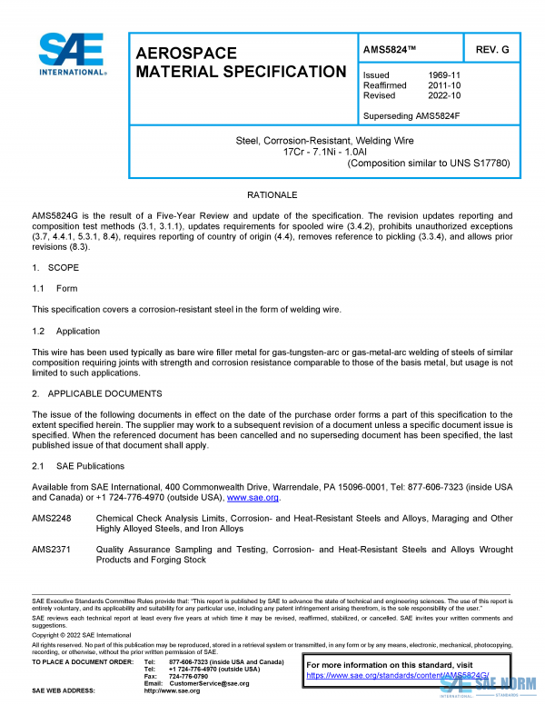 SAE AMS 5824 Series PDF