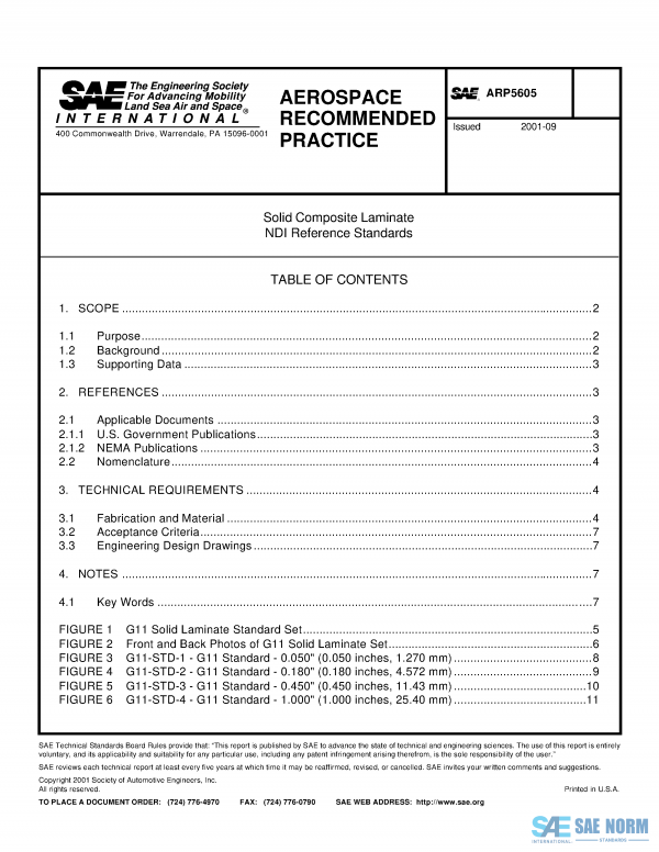 SAE ARP 5605 Series PDF