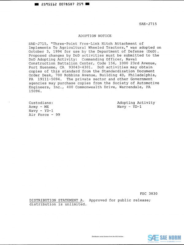SAE J 715 Series PDF
