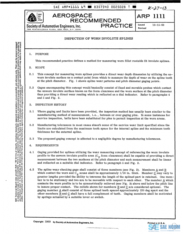 SAE ARP 1111 Series PDF