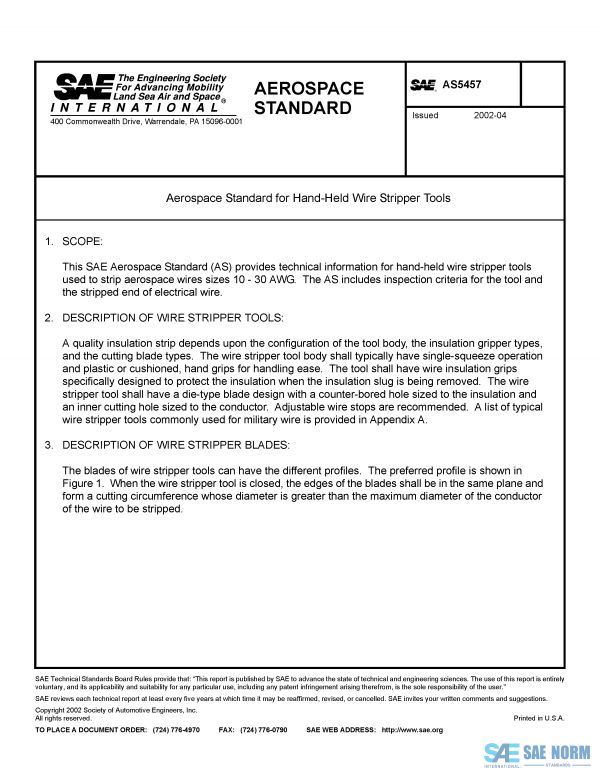 SAE AS 5457 Series PDF