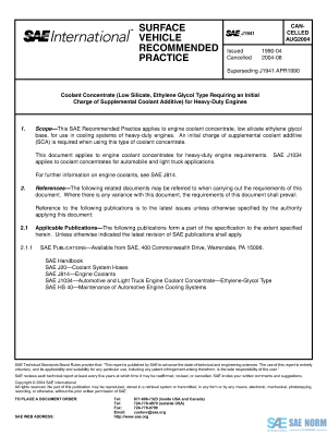 SAE J 1941 Series PDF
