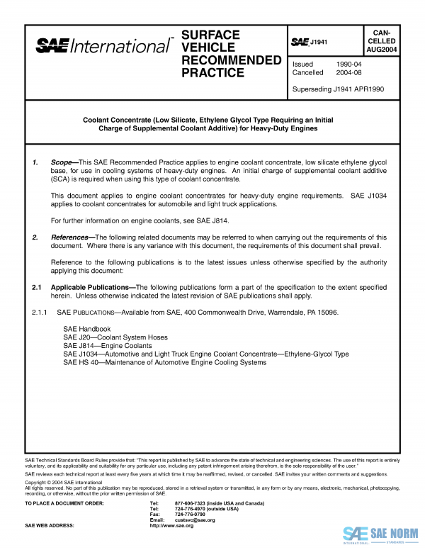 SAE J 1941 Series PDF