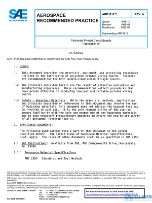 SAE ARP 1612 Series PDF