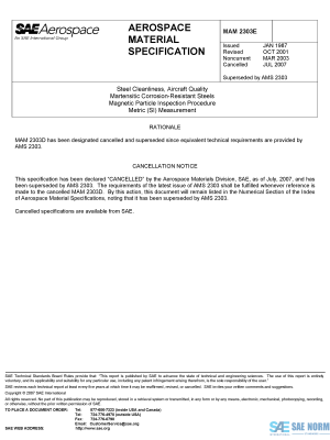 SAE MAM 2303 Series PDF