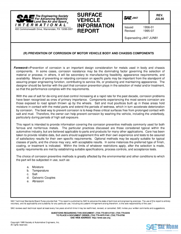 SAE J 447 Series PDF