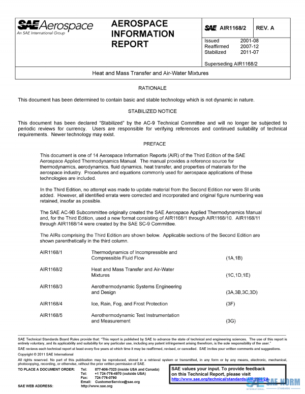 SAE AIR 1168/2 Series PDF