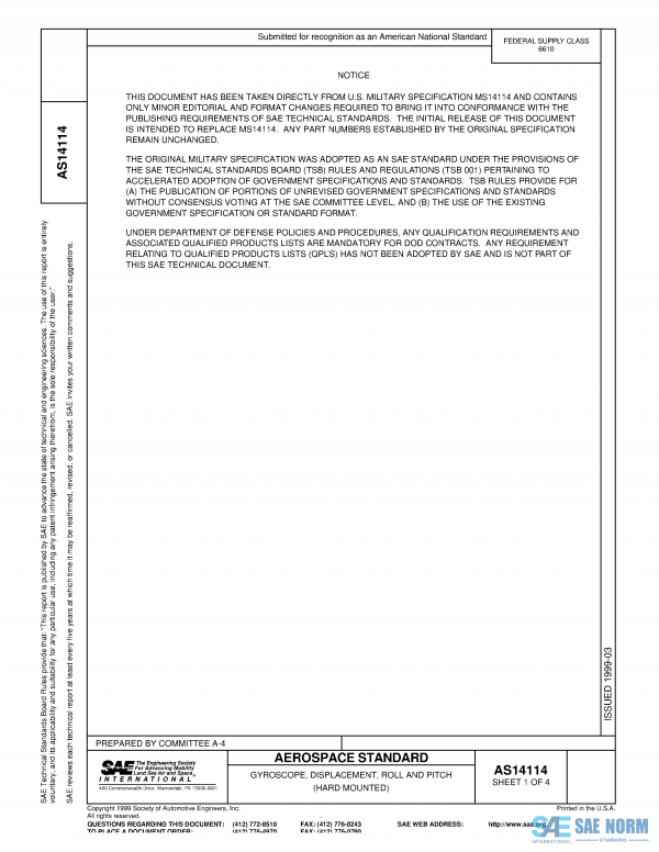 SAE AS 14114 Series PDF
