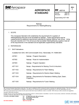SAE AS 7110 Series PDF