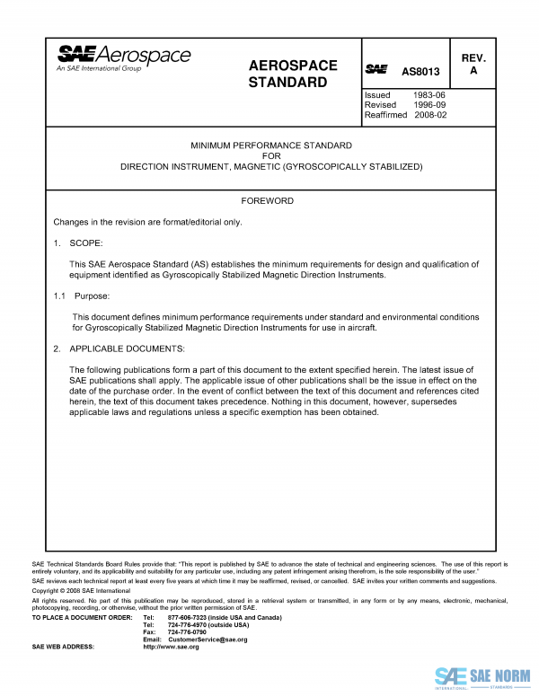 SAE AS 8013 Series PDF