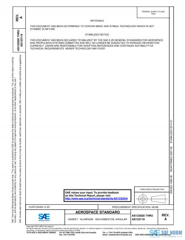 SAE AS 123020 Series PDF