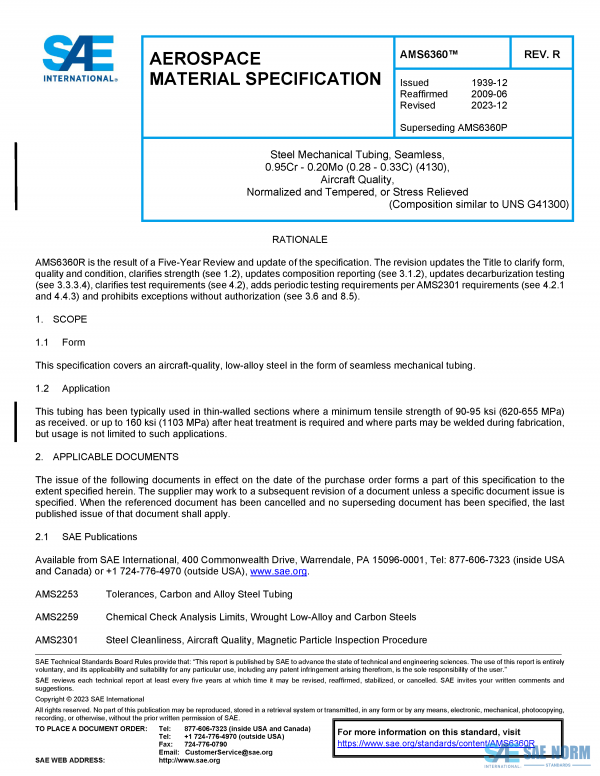 SAE AMS 6360 Series PDF