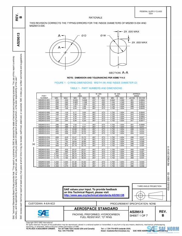 SAE AS 29513 Series PDF