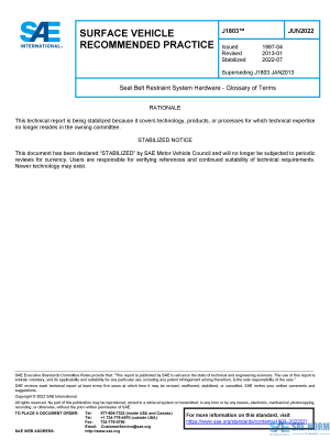 SAE J 1803 Series PDF