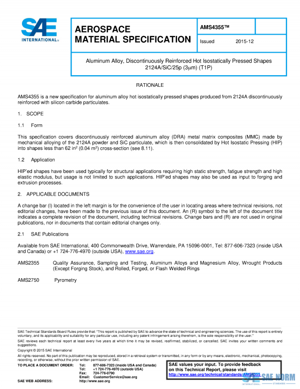 SAE AMS 4355 Series PDF
