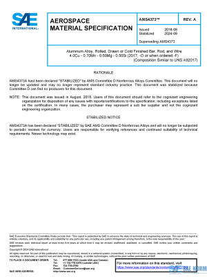 SAE AMS 4373 Series PDF