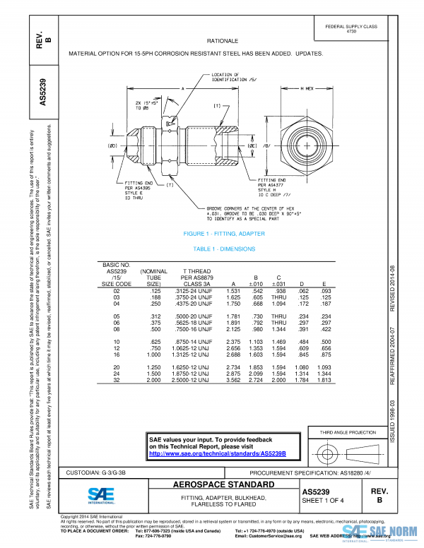 SAE AS 5239 Series PDF