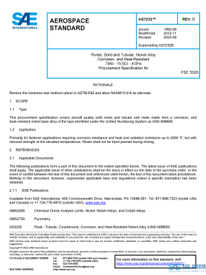 SAE AS 7232 Series PDF