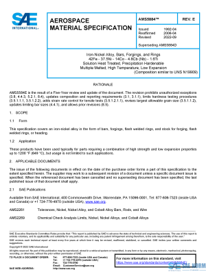 SAE AMS 5884 Series PDF