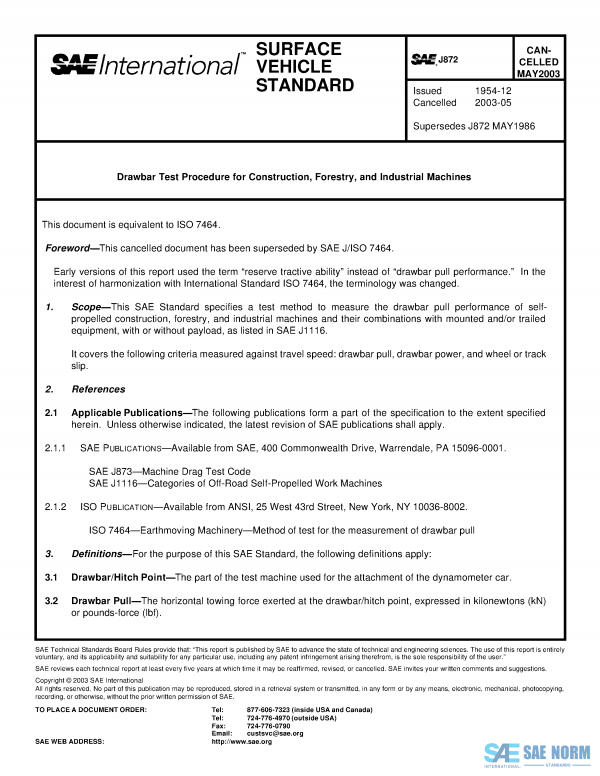 SAE J 872 Series PDF