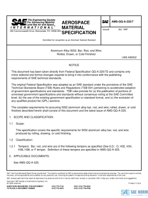 SAE AMSQQA 225/7 Series PDF