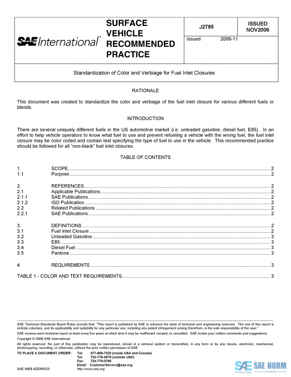 SAE J 2785 Series PDF