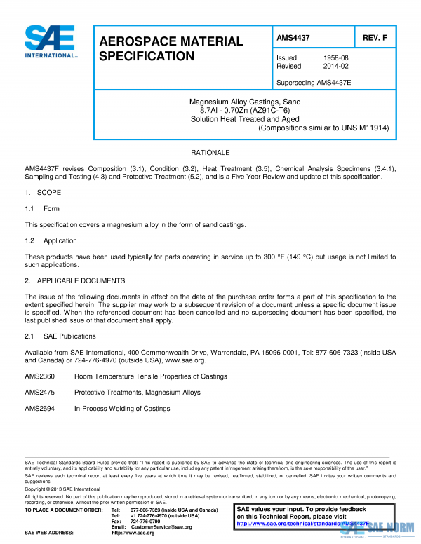 SAE AMS 4437 Series PDF