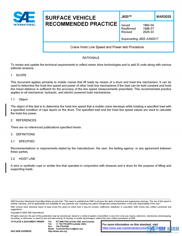 SAE J 820 Series PDF