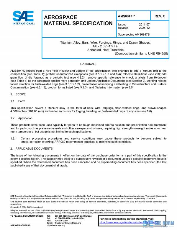SAE AMS 6947 Series PDF