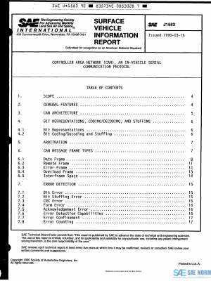 SAE J 1583 Series PDF