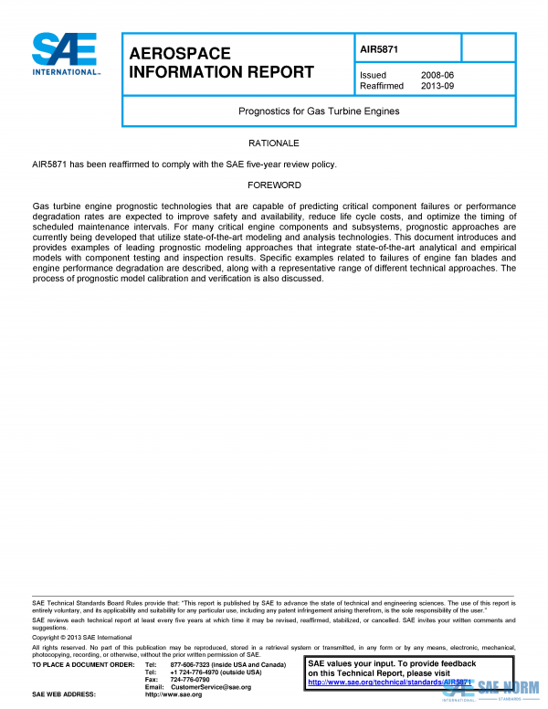 SAE AIR 5871 Series PDF