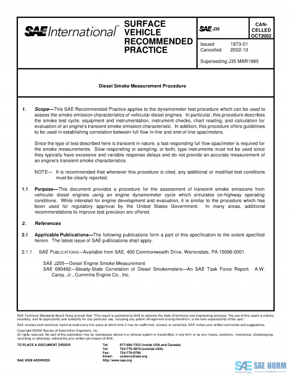 SAE J 35 Series PDF