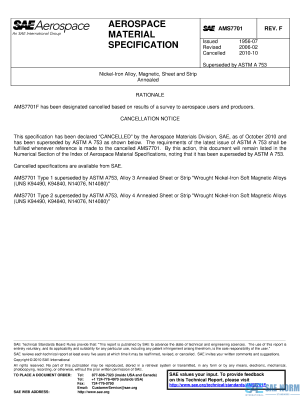 SAE AMS 7701 Series PDF