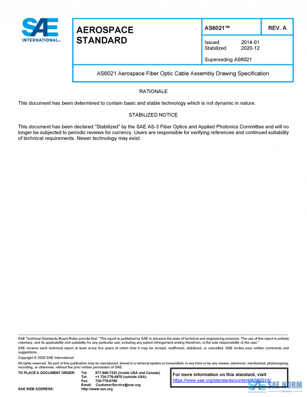 SAE AS 6021 Series PDF