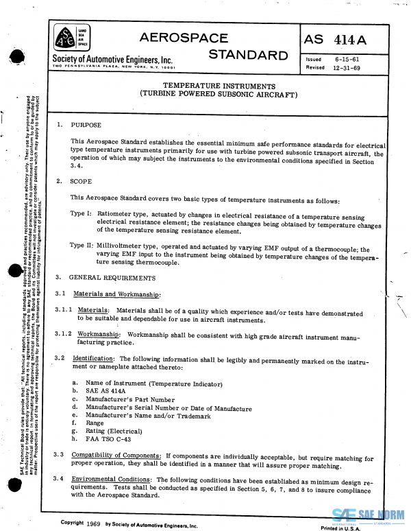 SAE AS 414 Series PDF