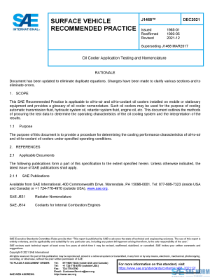 SAE J 1468 Series PDF