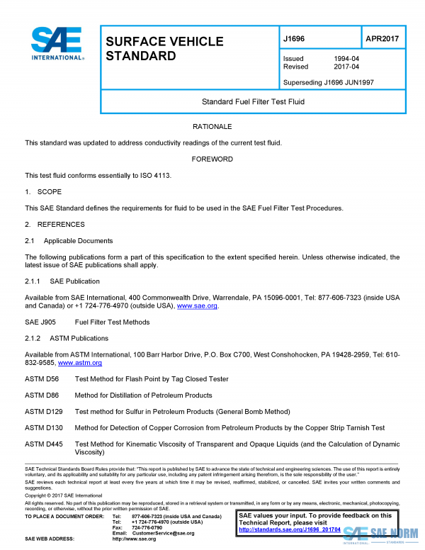 SAE J 1696 Series PDF