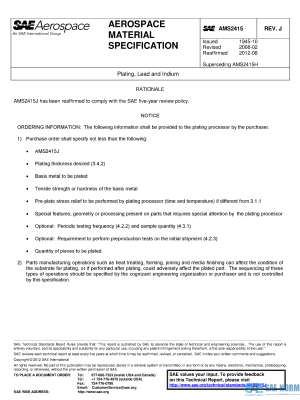 SAE AMS 2415 Series PDF