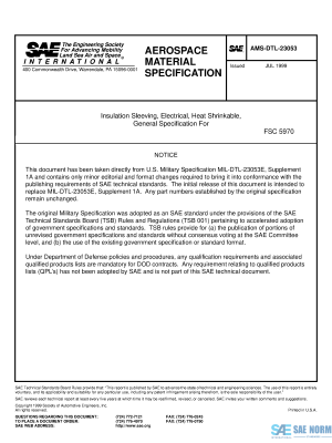SAE AMSDTL 23053 Series PDF