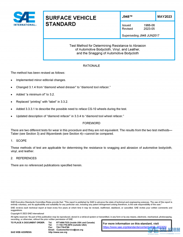 SAE J 948 Series PDF