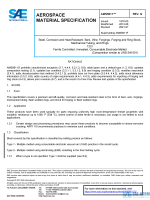 SAE AMS 5611 Series PDF