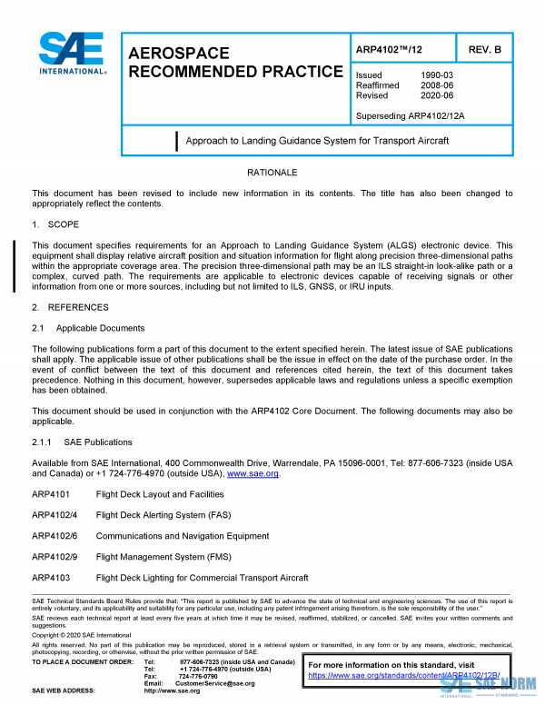 SAE ARP 4102/12 Series PDF
