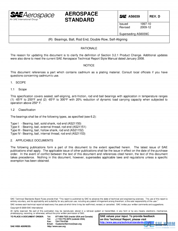 SAE AS 6039 Series PDF