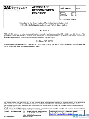 SAE ARP 743 Series PDF