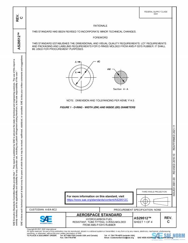 SAE AS 29512 Series PDF