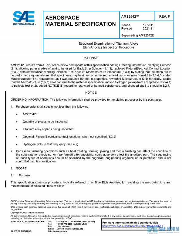 SAE AMS 2642 Series PDF