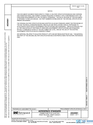 SAE AS 34061 Series PDF