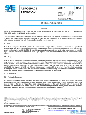 SAE AS 1491 Series PDF